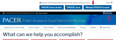 Manage PACER Screenshot